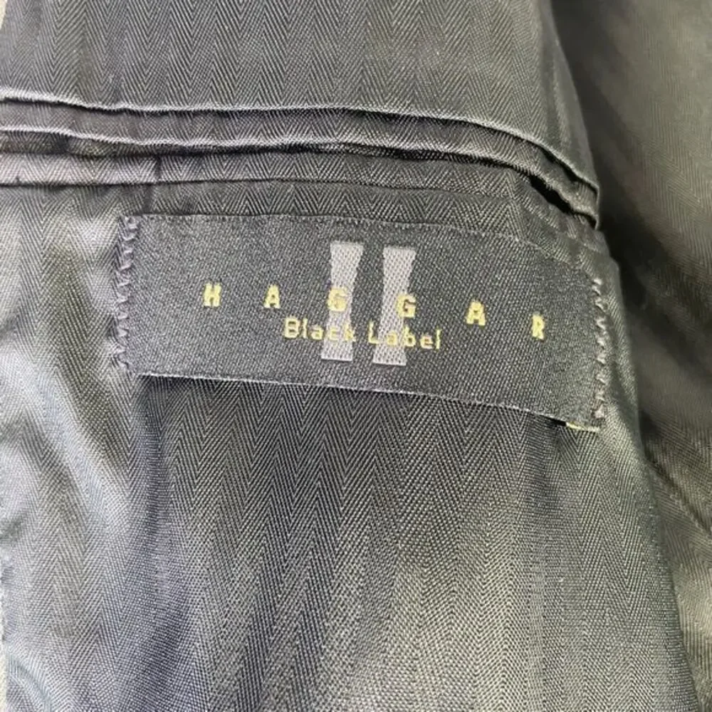 Haggar Black Label Gray Sport Coat Blazer Men’s Size‎ 44 Made In The USA
